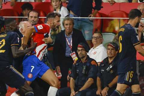 Nacho Fernandez’s late red card against Girona leaves Real Madrid head coach Carlo Ancelotti with..