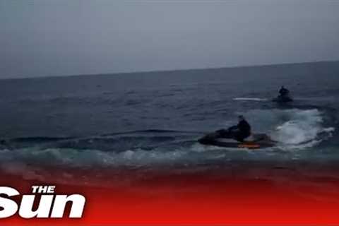 Ukrainian jet ski commandos conduct daring raid in occupied Crimea