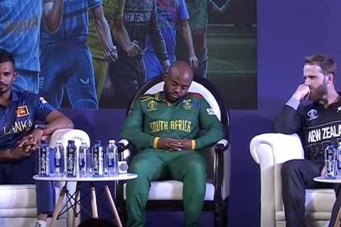 South Africa cricket captain Temba Bavuma breaks silence after pic ‘showing him napping’ at World..