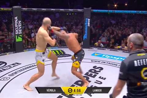 Watch MMA star Karlos Vemola score stunning KO in SEVEN SECONDS to win title… before offering bonus ..