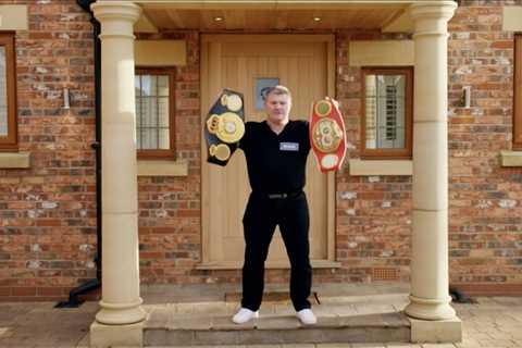 Inside Ricky Hatton's Luxurious Manchester Mansion: Gold Dining Room and Home Cinema