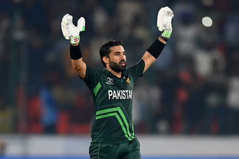 Did Mohammad Rizwan make the highest World Cup score by a wicketkeeper?