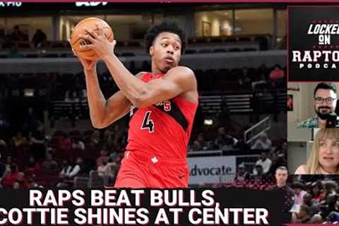 Scottie Barnes shines at center, Toronto Raptors take down Chicago Bulls 106-102 in preseason action