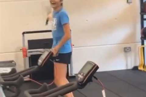 Emma Raducanu Sweats it Out in the Gym as She Prepares for Tennis Comeback