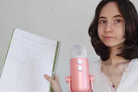 ASMR Roleplay English Lesson 👩🏻‍🏫🌳☀️