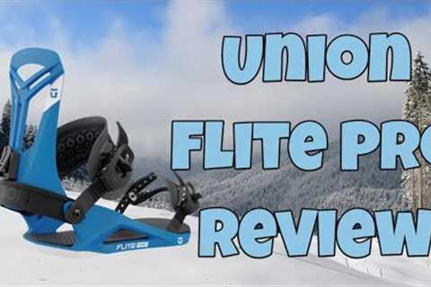 The 2024 Union Flite Pro Snowboard Binding Review