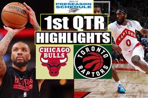 Chicago Bulls vs Toronto Raptors GAME 1ST Highlights | Oct 27 | 2023 NBA Regular Season