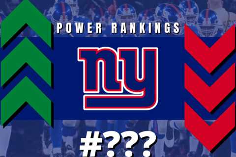 NFL power rankings, Week 9: New low for New York