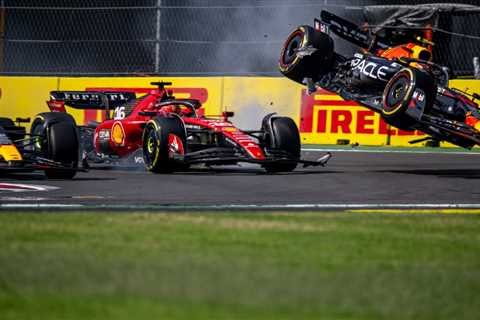 Charles Leclerc lost 10-15 downforce points amid broken wing at race start