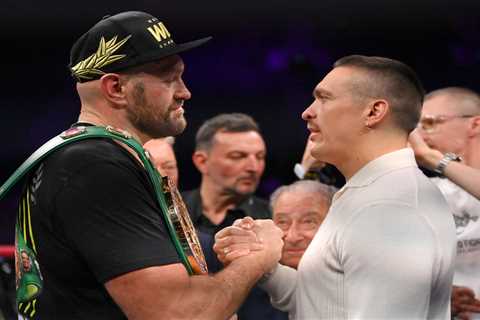 Tyson Fury and Oleksandr Usyk Set to Clash in Huge Undisputed Fight