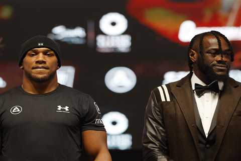 Anthony Joshua Set to Make £50 Million for Next Two Fights, Says Deontay Wilder
