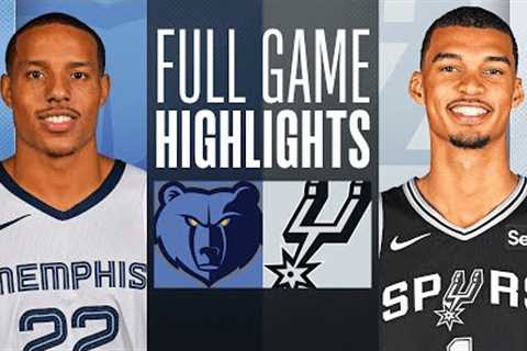 GRIZZLIES at SPURS | FULL GAME HIGHLIGHTS | November 18, 2023