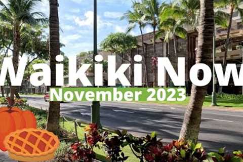 WAIKIKI NOW | November 2023 | NARRATED Walking Tour | LOCAL UPDATES | OAHU