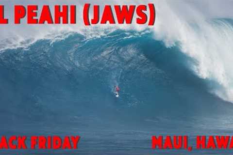 Surfing XL Jaws (4K Raw) Black Friday Swell
