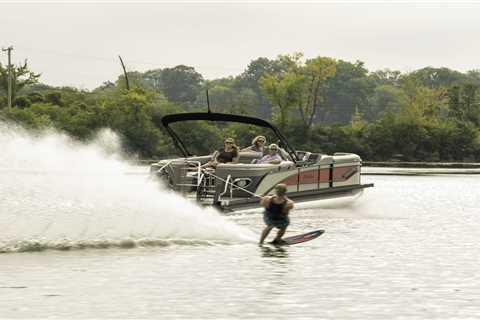 Can You Do Water Sports Behind a Pontoon?