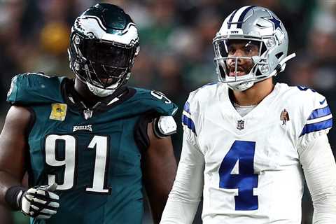 Eagles open as standard road underdogs against Cowboys