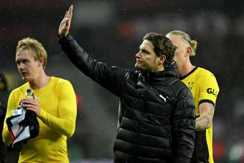 Edin Terzic believes Borussia Dortmund deserved a penalty in their 1-1 draw with Bayer Leverkusen