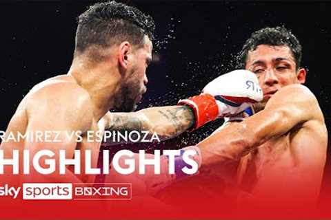 HIGHLIGHTS! Robeisy Ramirez vs Rafael Espinoza  WBO Featherweight world title 🏆