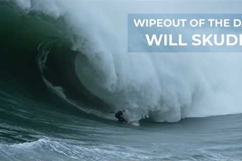 HORRIFIC WIPEOUT AT MAVERICKS: Will Skudin 12.28.2023 - Mavericks Awards