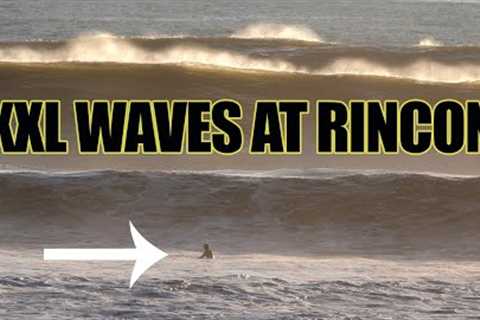 Huge Waves Batter Rincon Point in Santa Barbara