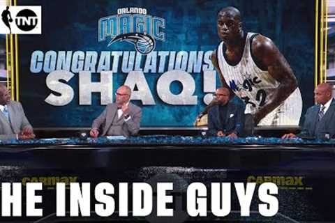 Shaq Becomes The First Orlando Magic Player To Have Their Jersey Retired 3️⃣2️⃣ 🪄 | NBA on TNT