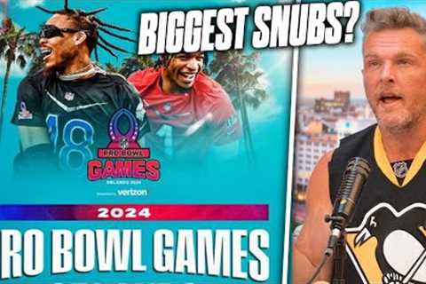2023 Pro Bowl Rosters Have Been Announced, Who Are The Biggest Snubs? | Pat McAfee Reacts