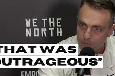 Darko Rajakovic Goes OFF On Referees After Loss | Toronto Raptors vs Los Angeles Lakers Recap