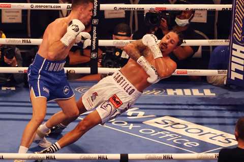 Callum Smith scored scary KO that left opponent shaking and stretchered out of the ring on Anthony..