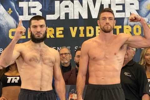 Artur Beterbiev weighs in at light heavy limit, Callum Smith weighs 174.6 pounds