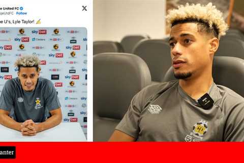 Fans left stunned as Lyle Taylor speaks for the first time on signing for Cambridge United