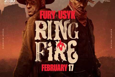 Tyson Fury vs Oleksandr Usyk 'Ring of Fire' fight poster revealed and fans love 'cold' design