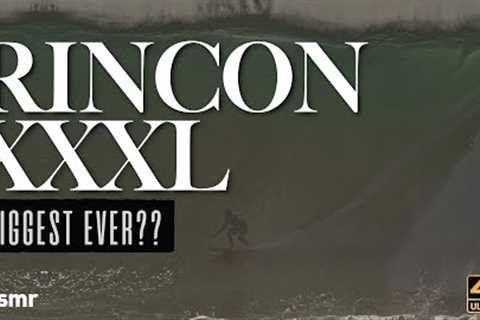 Biggest Rincon Swell Ever? | XXL Swell Rincon Waves | Raw Surfing