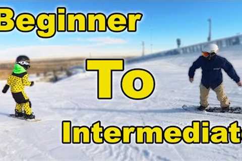 Snowboard From Beginner to Intermediate in 8 Minutes