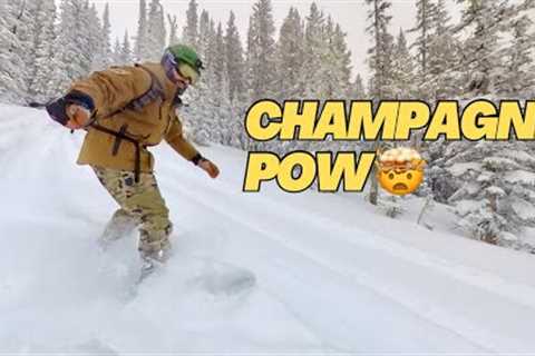 Dreamy Champagne Powder Snowboarding at Steamboat Springs Colorado
