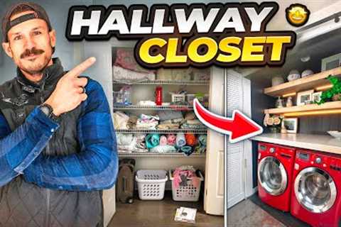 Building a Laundry In a Hallway Closet?!