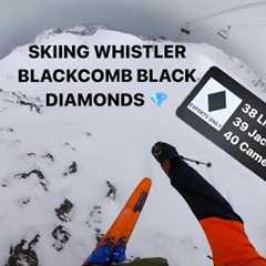 SKIING WHISTLER BLACKCOMB BLACK DIAMONDS VIA POV - Little Whistler, Jacob''s Ladder, and Camel Backs