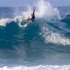 Kelly Slater Big Messy Heavy Haleiwa [1/30/24] Surfing Big Waves North Shore O''ahu Hawaii