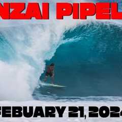 Surfing Banzai Pipeline (4K Raw) Best Rides Of The Day