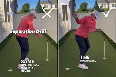 Upper and Lower Body Separation Drill