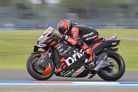 MotoGP Argentina GP: Vinales leads Aprilia 1-2 in FP1, Quartararo struggles to 15th