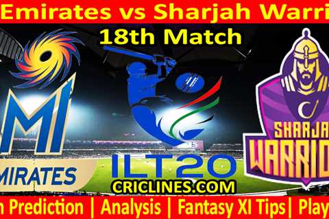 Today Match Prediction-MIE vs SW-IL T20 2024-18th Match-Who Will Win