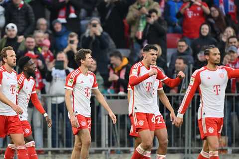 Match awards from Bayern Munich’s 3-1 win against Mönchengladbach