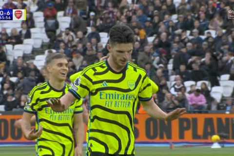 Declan Rice Refuses to Celebrate After Stunning Goal in London Stadium Thrashing