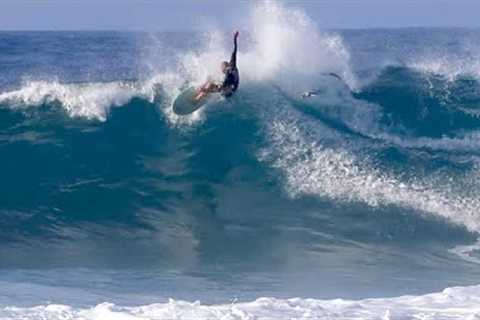 Kelly Slater Big Messy Heavy Haleiwa [1/30/24] Surfing Big Waves North Shore O''ahu Hawaii