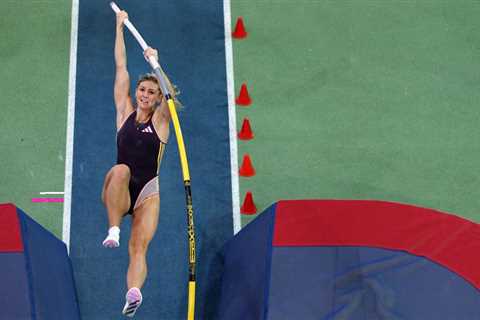 Molly Caudery improves pole vault world lead to 4.86m