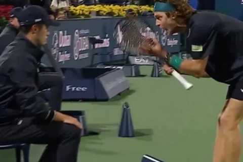 Andrey Rublev Disqualified from Dubai Open After Altercation with Line Judge