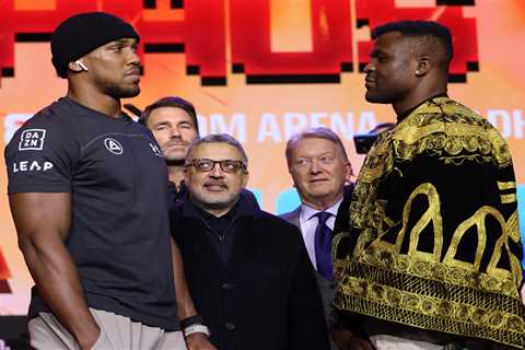 Anthony Joshua’s Trainer Reveals Strategy to Beat Francis Ngannou in Crossover Fight