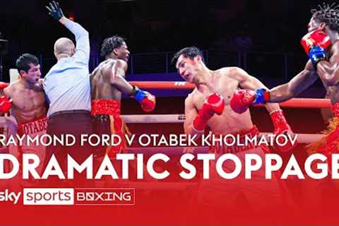 MIRACLE KO! Raymond Ford stops Otabek Kholmatov with TEN seconds left