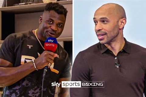I hope Joshua is not your friend 😂  Francis Ngannou has a message for Thierry Henry