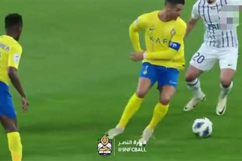 Cristiano Ronaldo’s failed attempt to do a stepover goes viral as Al Nassr suffer defeat to Al Ain
